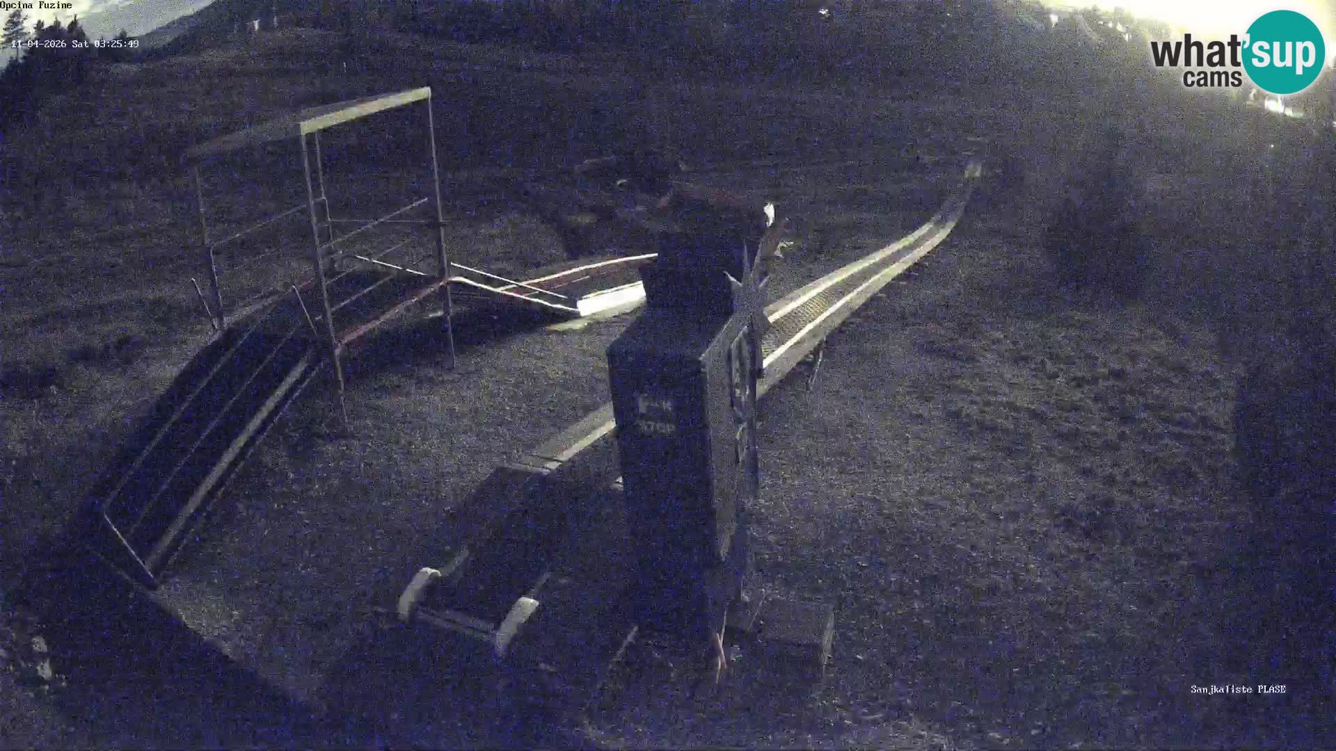 Live webcam Pista da slittino Fužine – Croazia