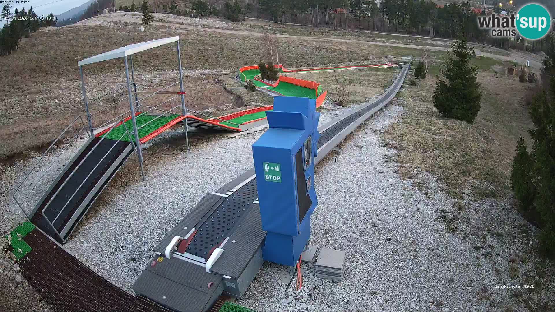 Webcam en direct Piste de luge de Fužine – Croatie