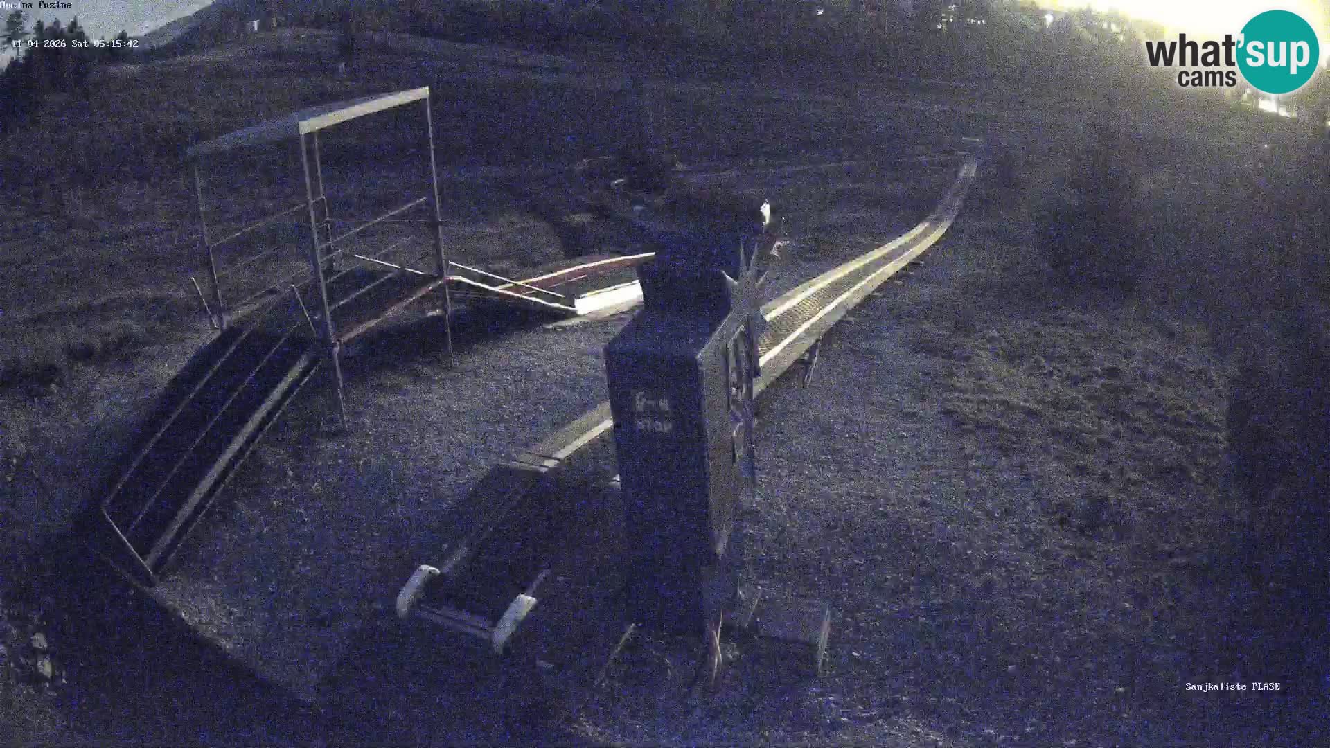 Live webcam Pista da slittino Fužine – Croazia