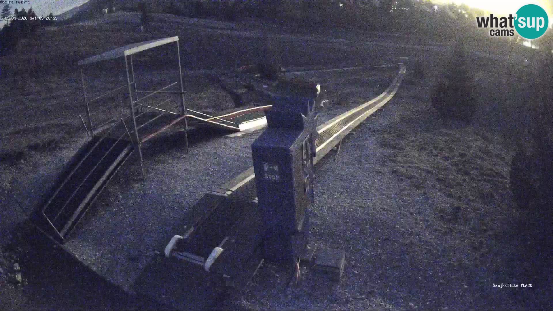 Webcam en vivo Pista de trineo Fužine – Croacia