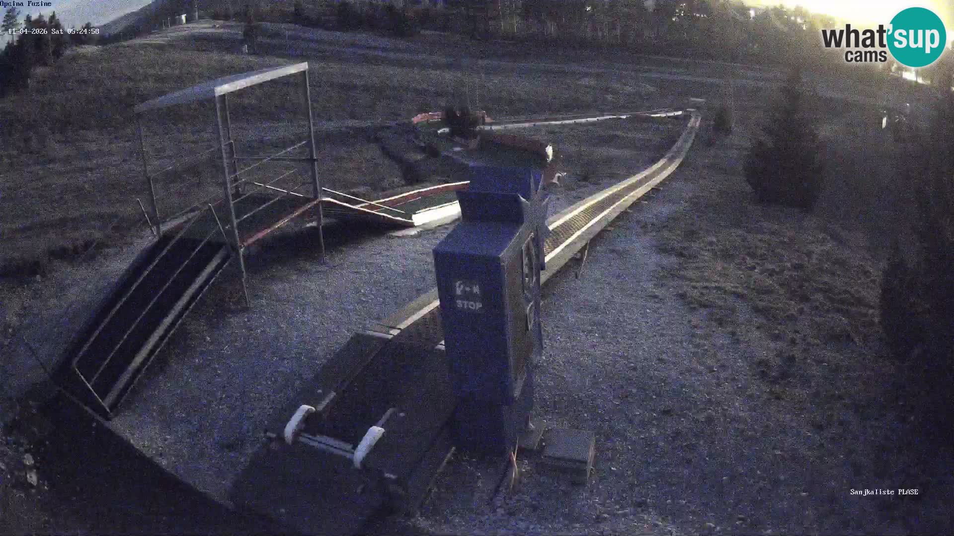 Webcam en direct Piste de luge de Fužine – Croatie