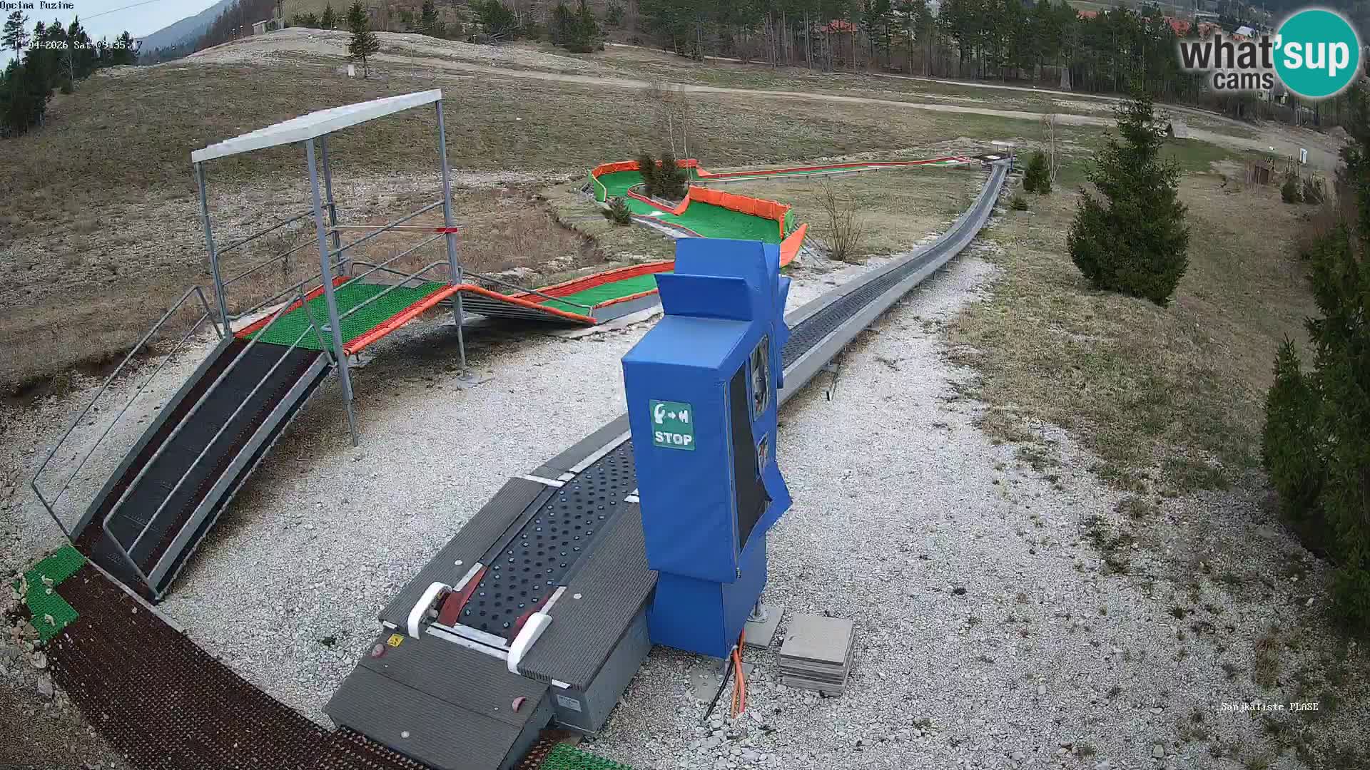 Live webcam Fužine toboggan run – Croatia