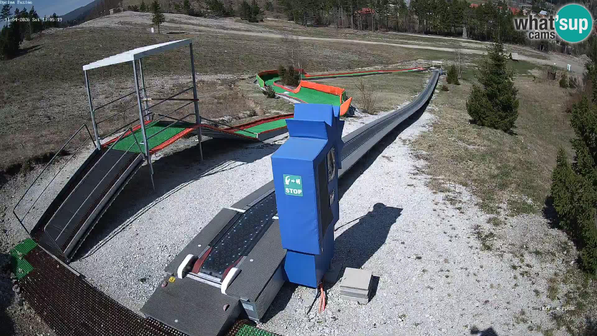 Live webcam Fužine toboggan run – Croatia