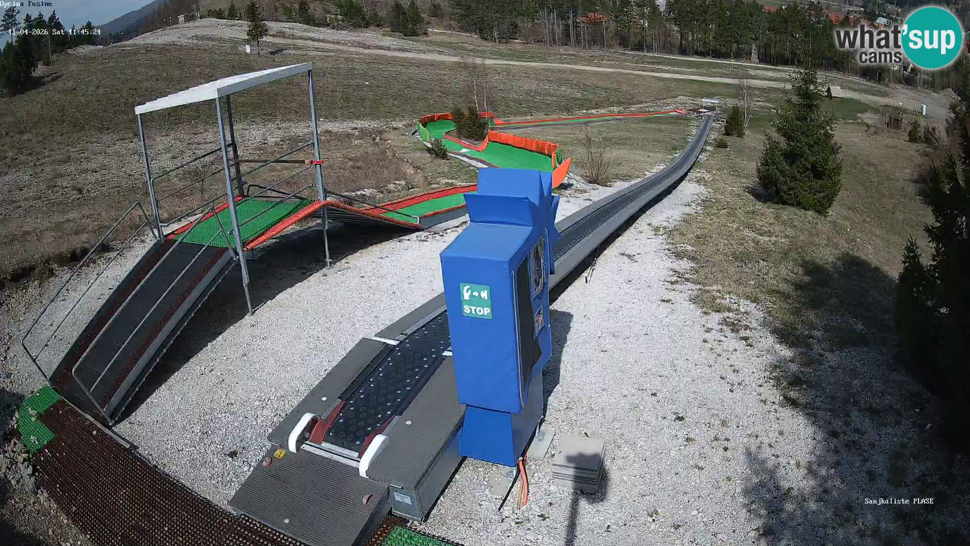 Spletna kamera v živo Sankališče Fužine – Hrvaška