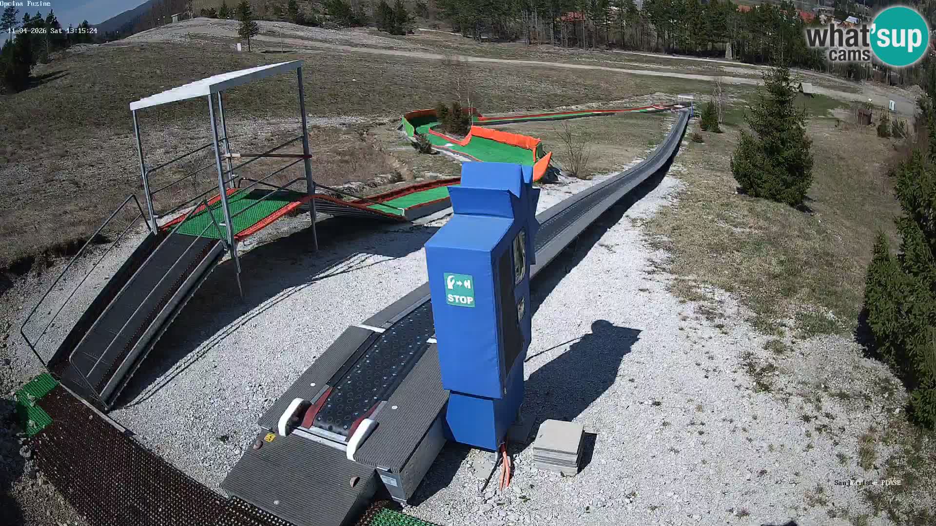 Live webcam Fužine toboggan run – Croatia