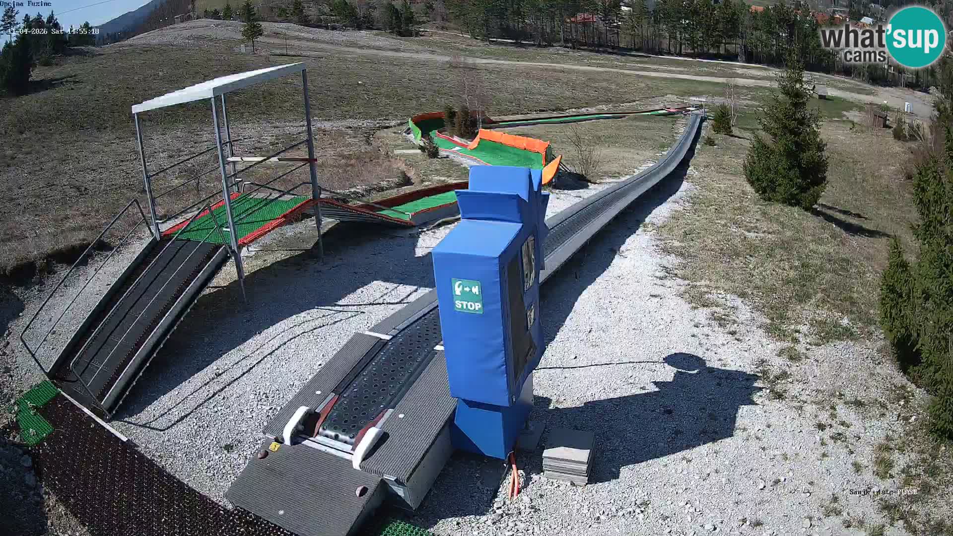 Live webcam Pista da slittino Fužine – Croazia