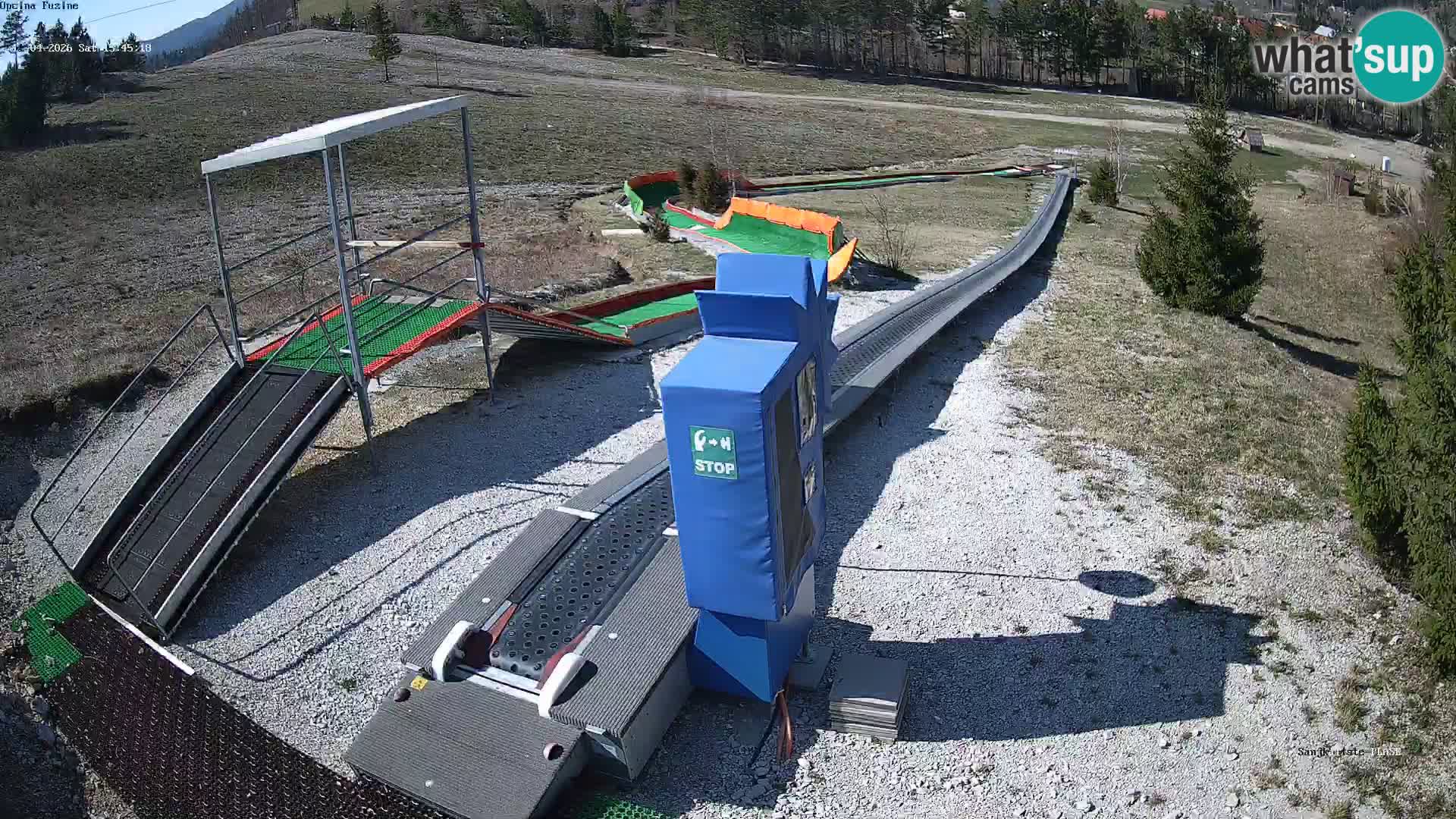 Spletna kamera v živo Sankališče Fužine – Hrvaška