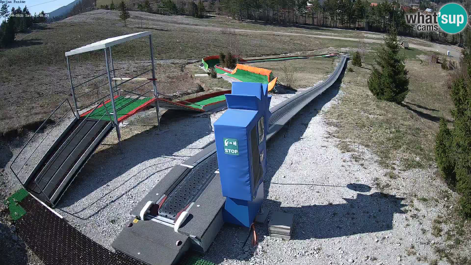 Webcam en direct Piste de luge de Fužine – Croatie