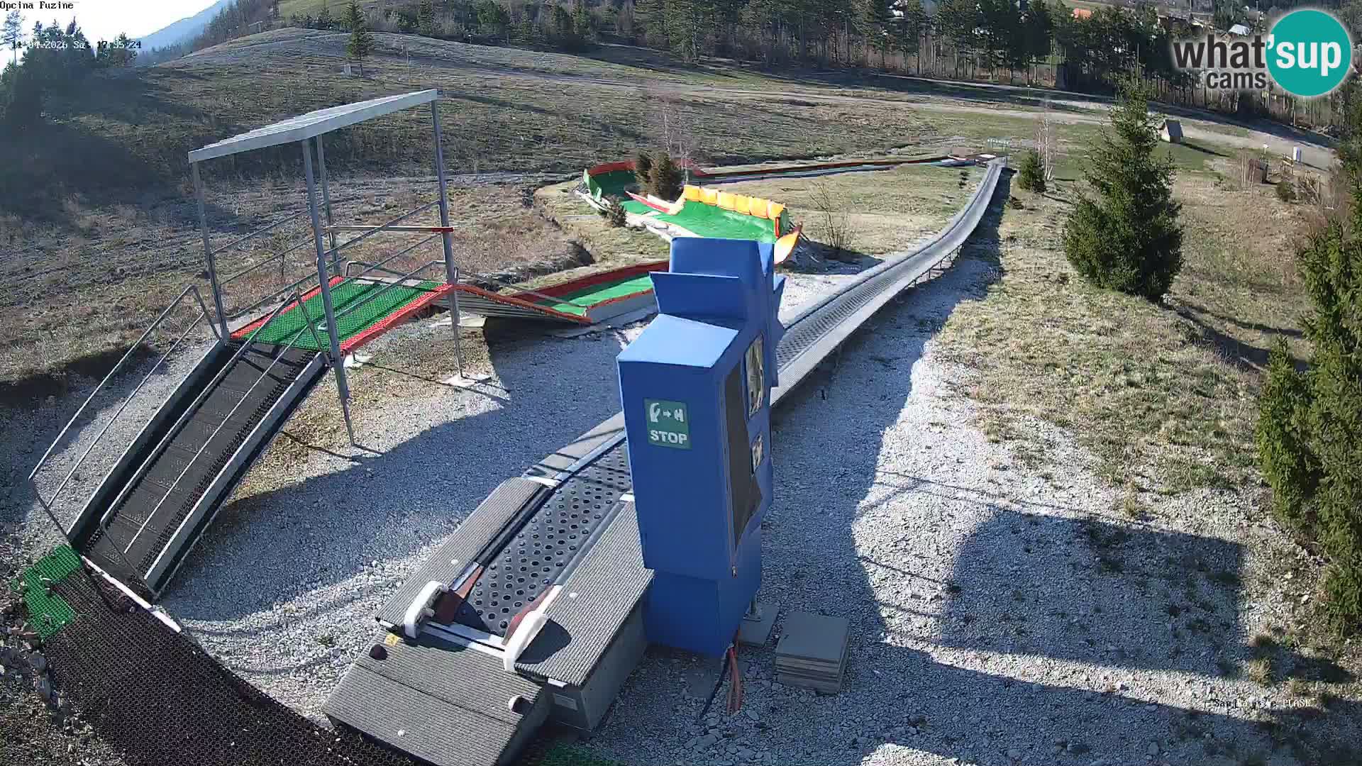Live webcam Fužine toboggan run – Croatia
