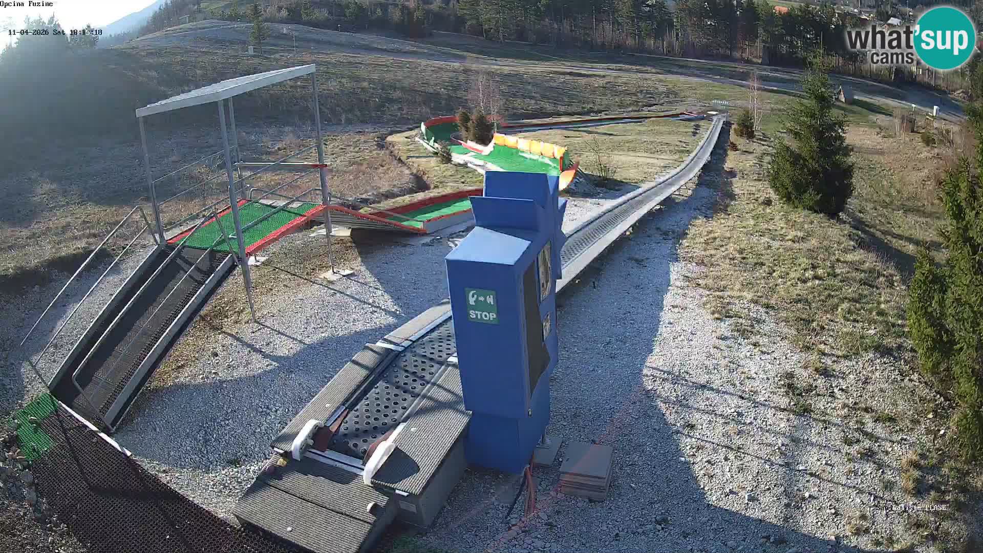 Webcam en direct Piste de luge de Fužine – Croatie