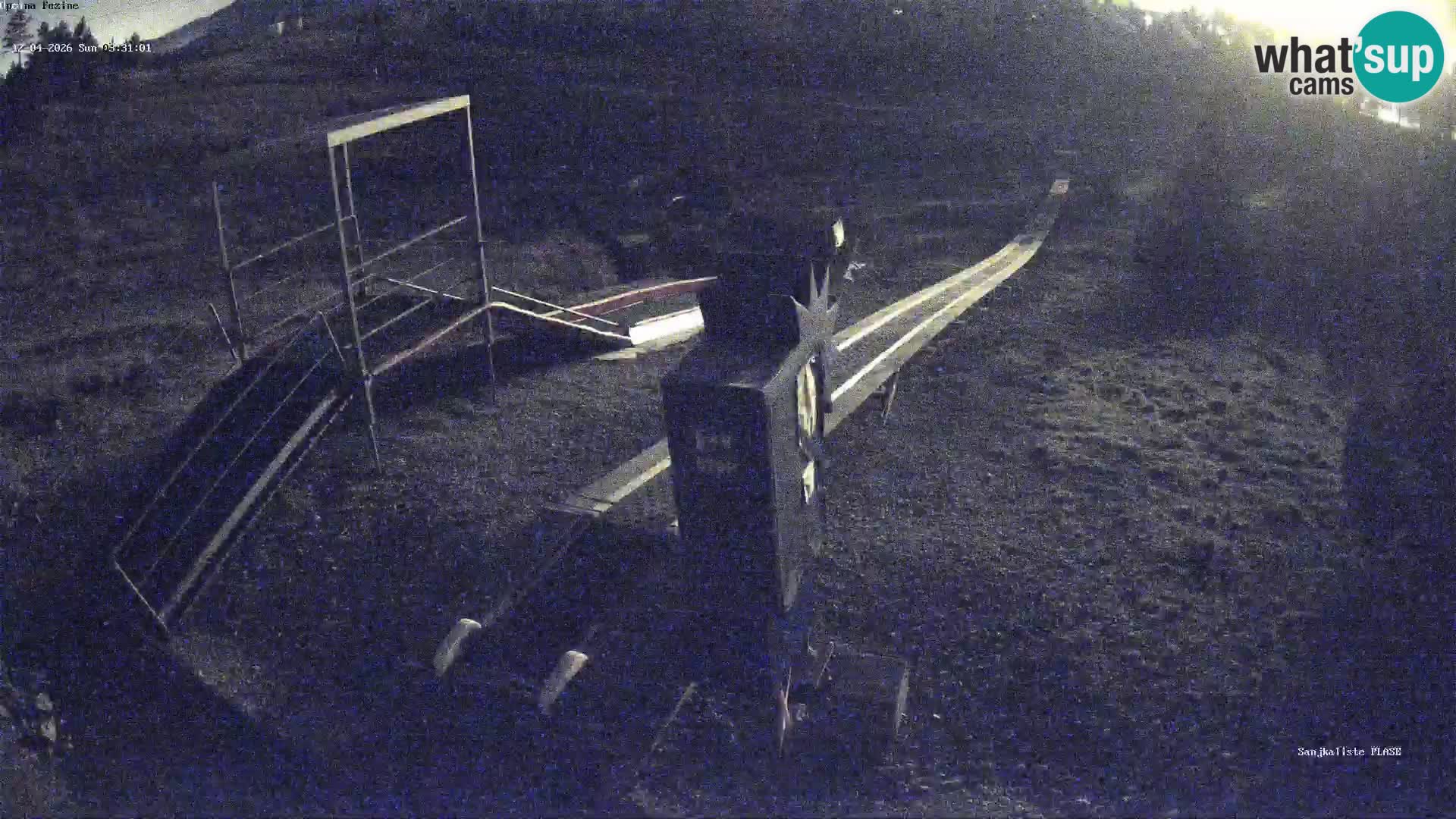 Live webcam Fužine toboggan run – Croatia