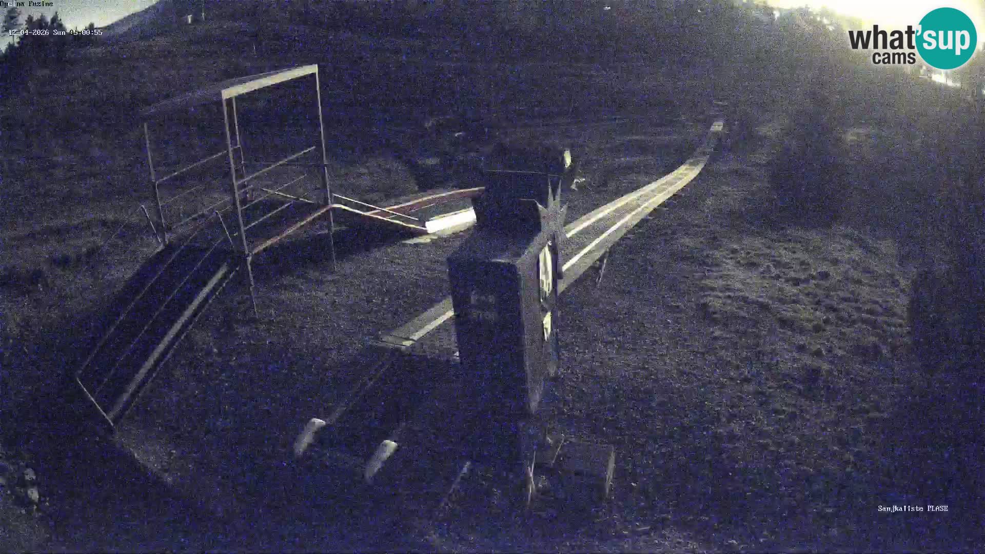 Webcam en vivo Pista de trineo Fužine – Croacia