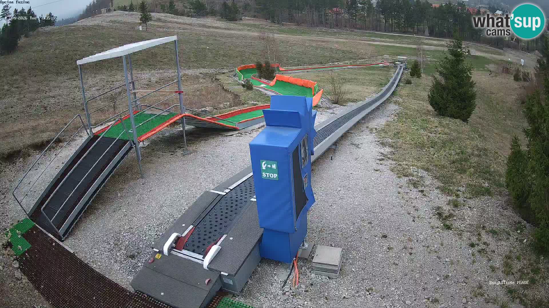 Webcam en direct Piste de luge de Fužine – Croatie