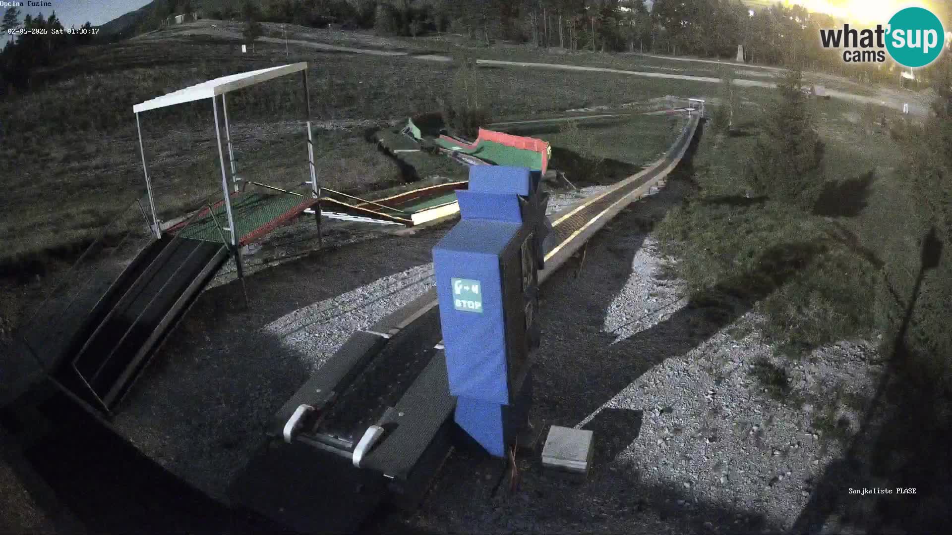 Live webcam Fužine toboggan run – Croatia