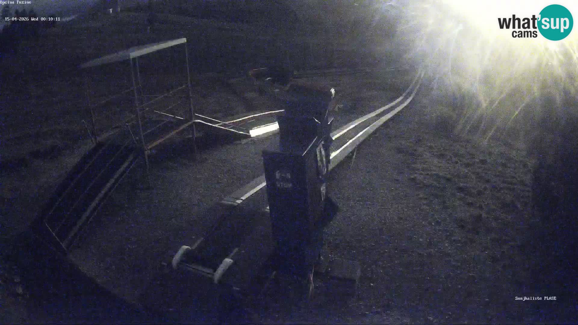 Live webcam Fužine toboggan run – Croatia