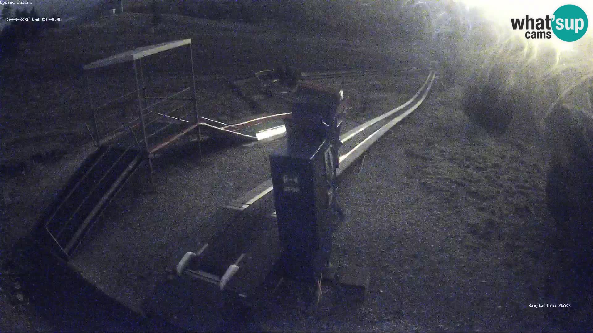 Webcam en vivo Pista de trineo Fužine – Croacia