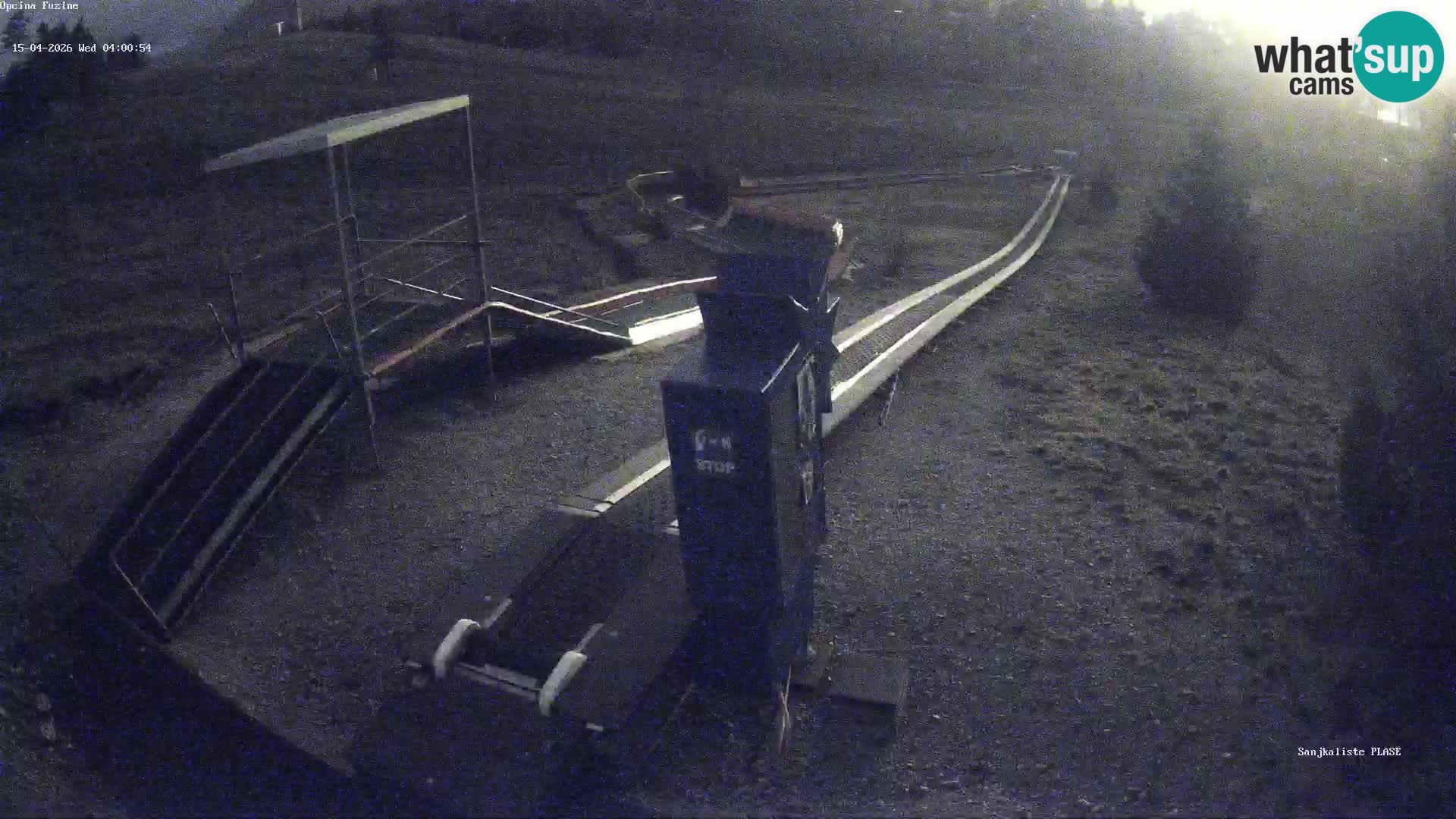 Webcam en vivo Pista de trineo Fužine – Croacia