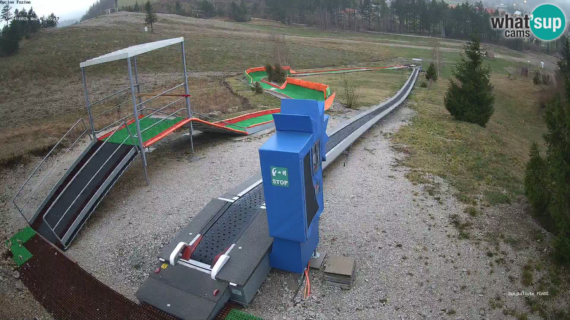 Spletna kamera v živo Sankališče Fužine – Hrvaška