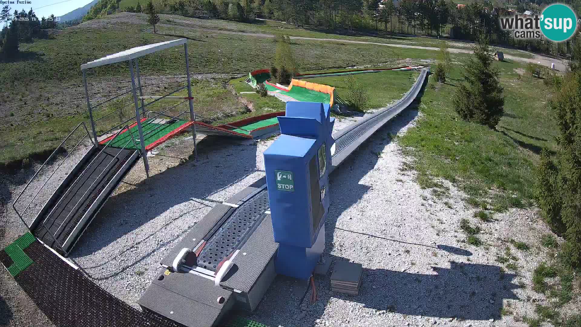 Webcam en vivo Pista de trineo Fužine – Croacia