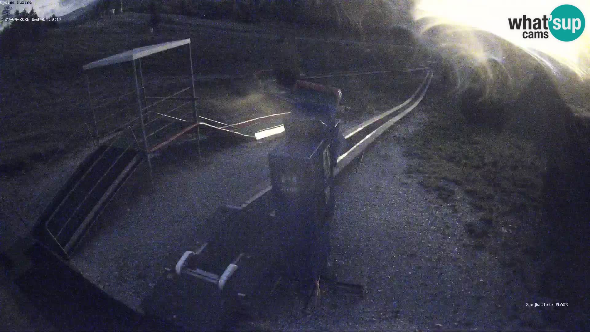 Live webcam Fužine toboggan run – Croatia