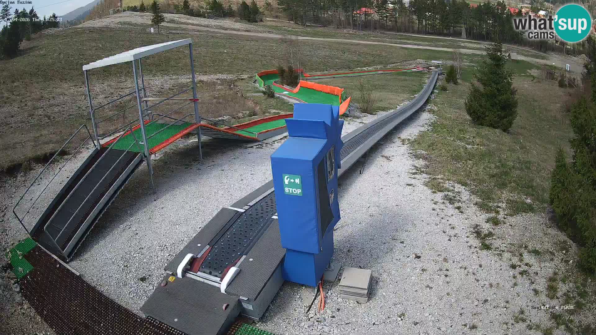 Webcam en vivo Pista de trineo Fužine – Croacia