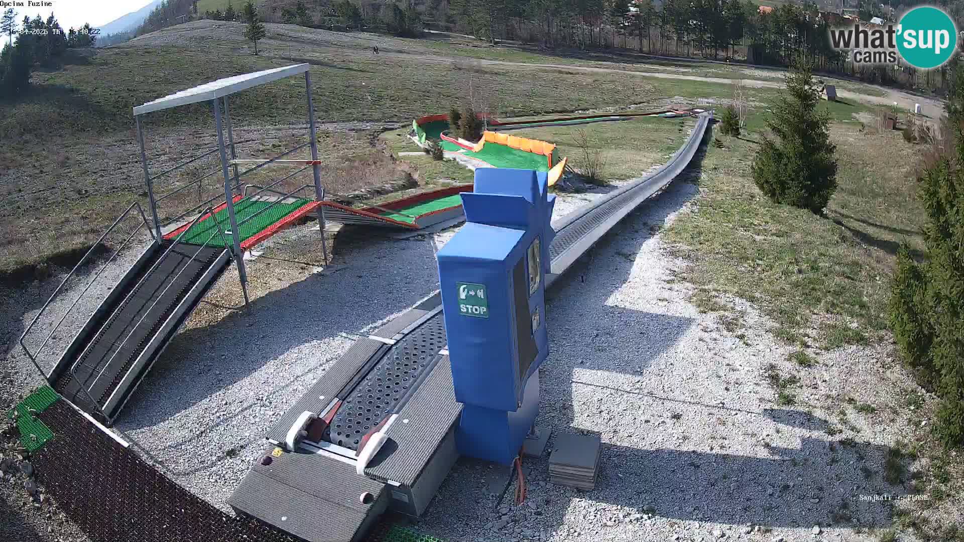 Web kamera uživo Sanjkalište Fužine – Hrvatska