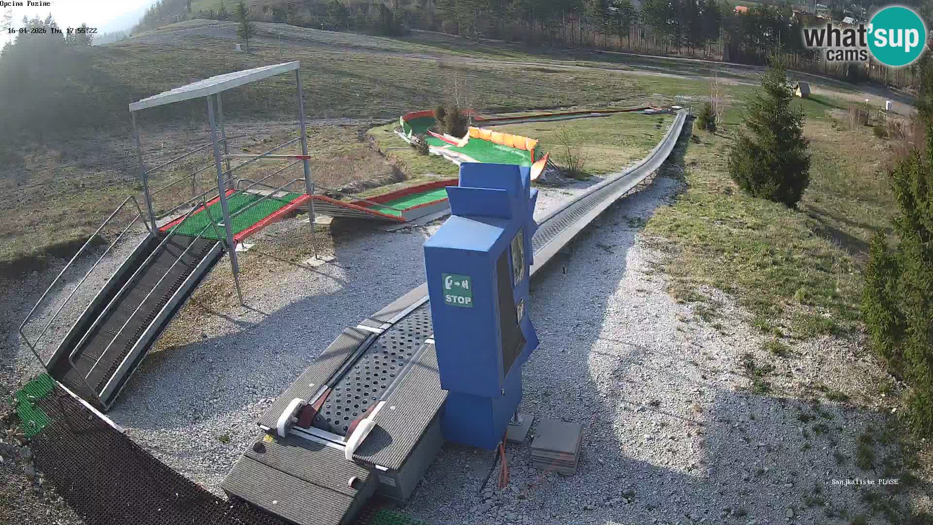 Webcam en vivo Pista de trineo Fužine – Croacia