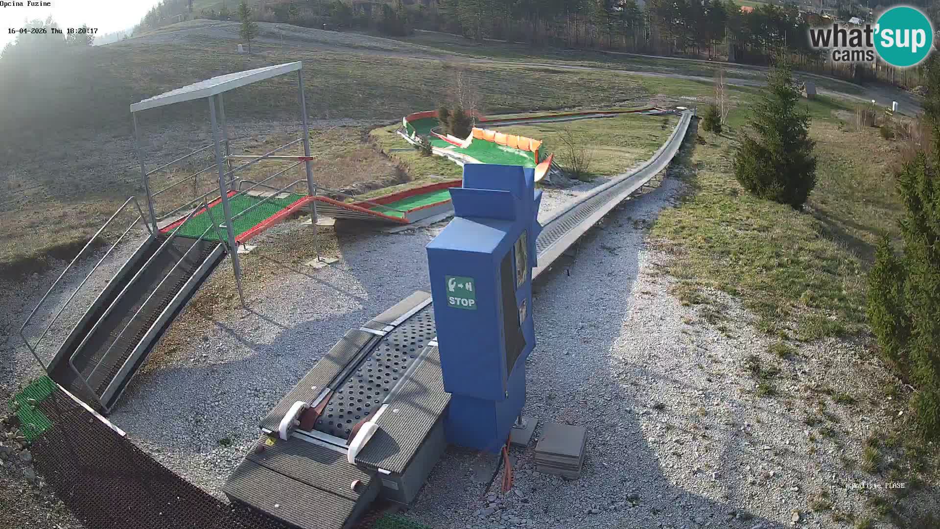 Webcam en vivo Pista de trineo Fužine – Croacia