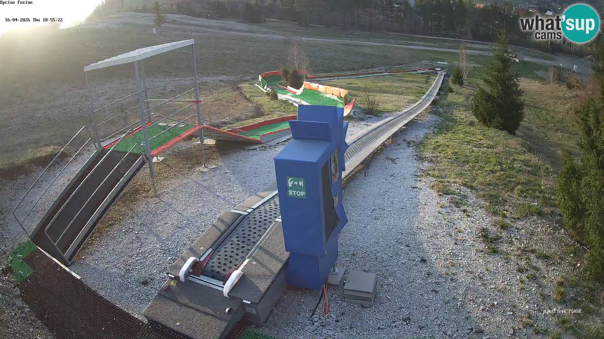 Spletna kamera v živo Sankališče Fužine – Hrvaška