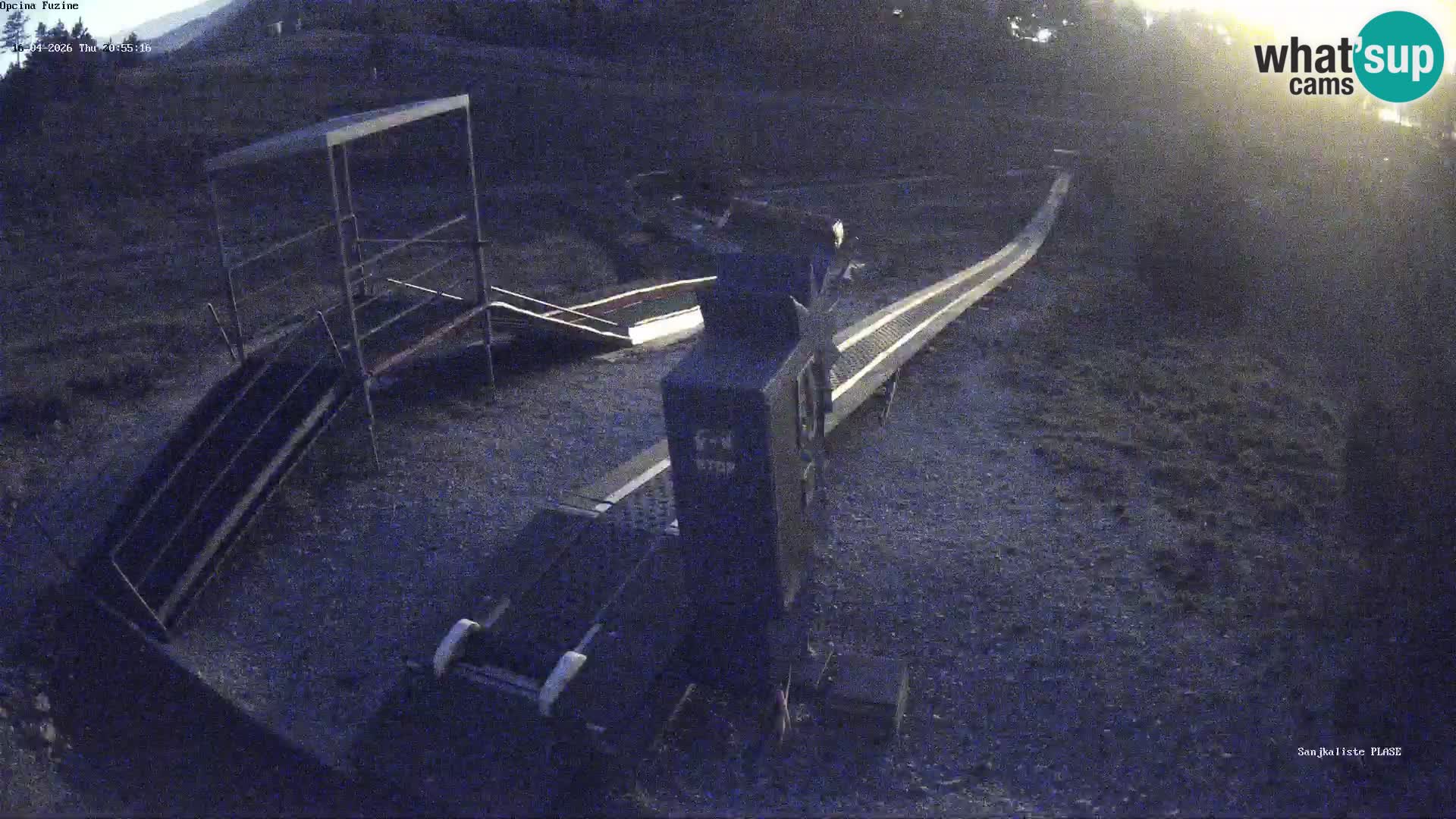 Live webcam Fužine toboggan run – Croatia