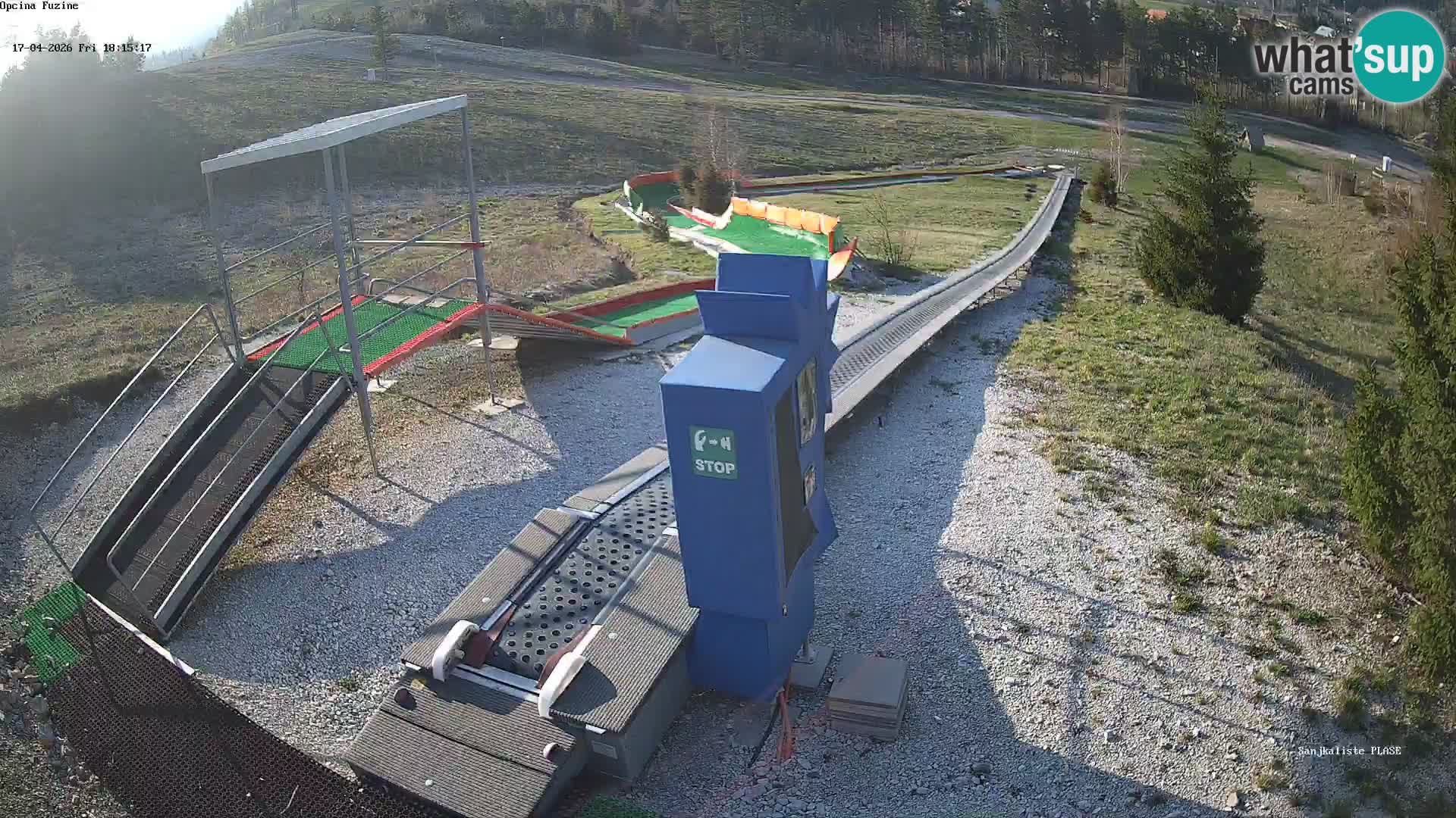 Webcam en direct Piste de luge de Fužine – Croatie