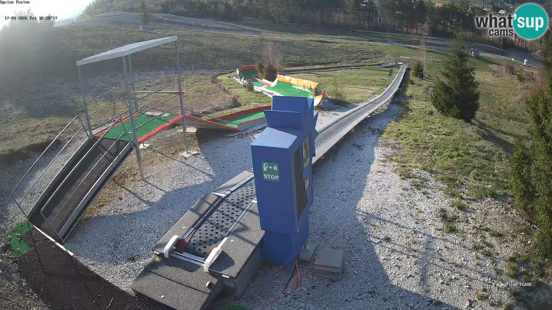 Webcam en vivo Pista de trineo Fužine – Croacia