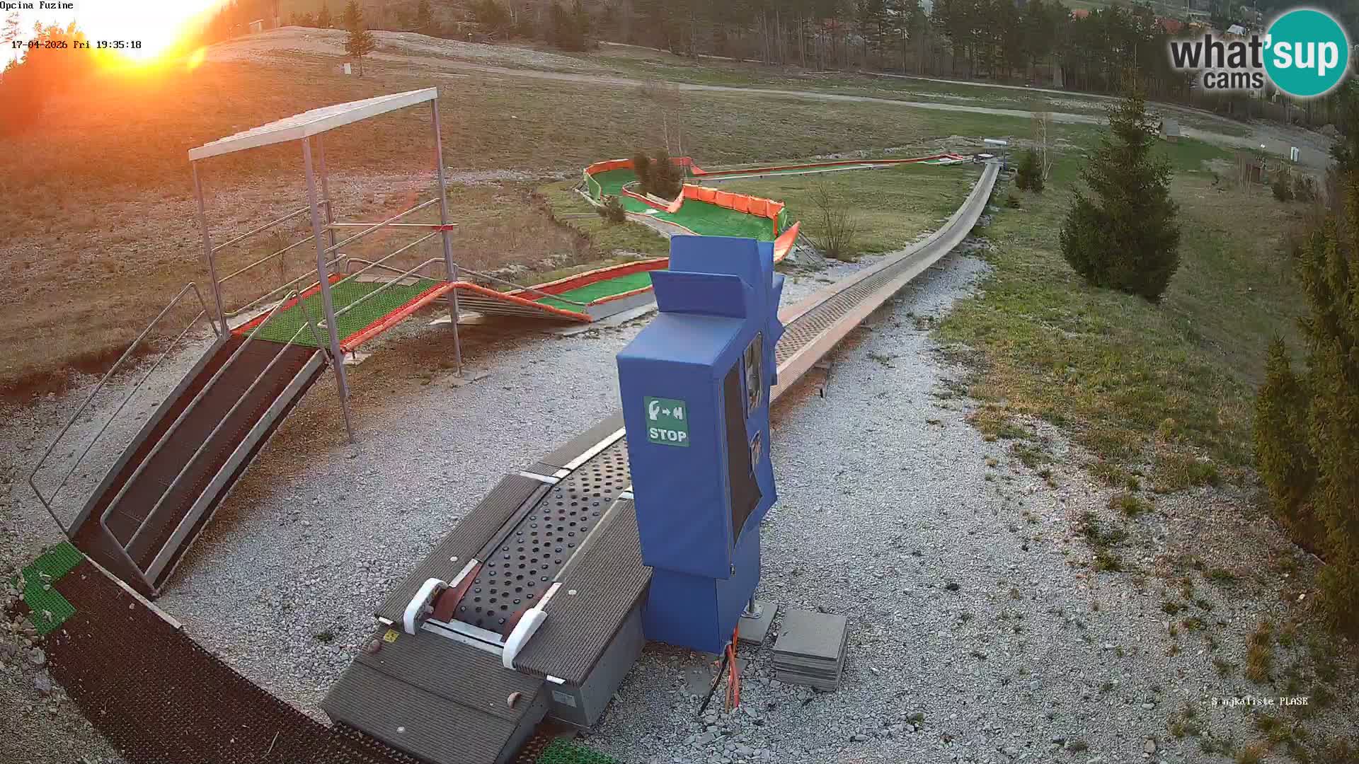 Webcam en vivo Pista de trineo Fužine – Croacia