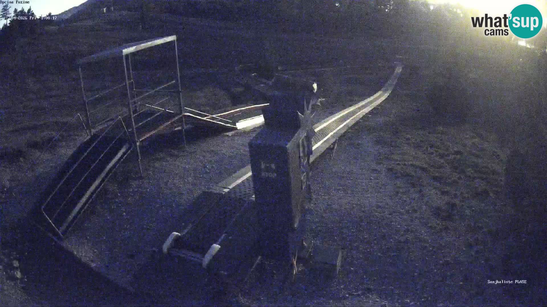 Live webcam Fužine toboggan run – Croatia