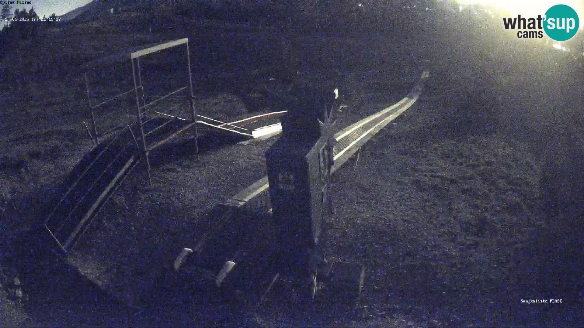 Live webcam Fužine toboggan run – Croatia