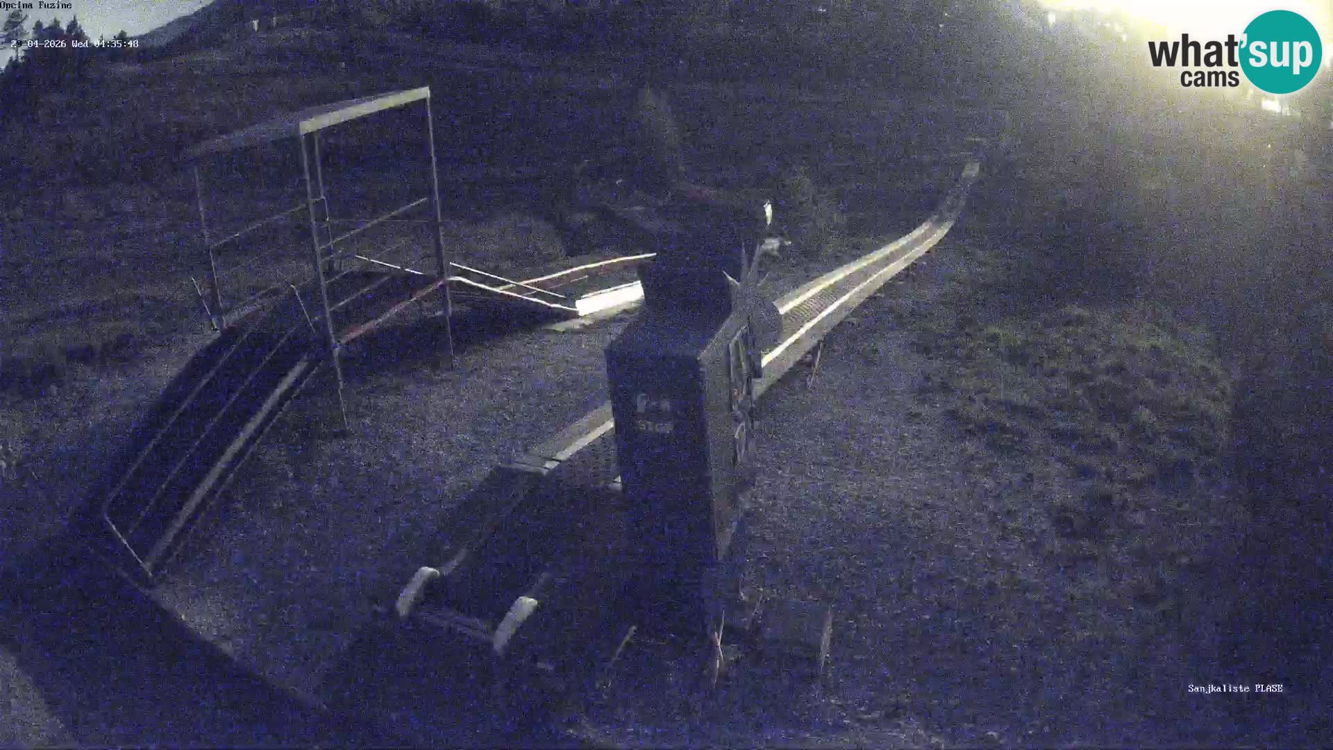 Live webcam Fužine toboggan run – Croatia