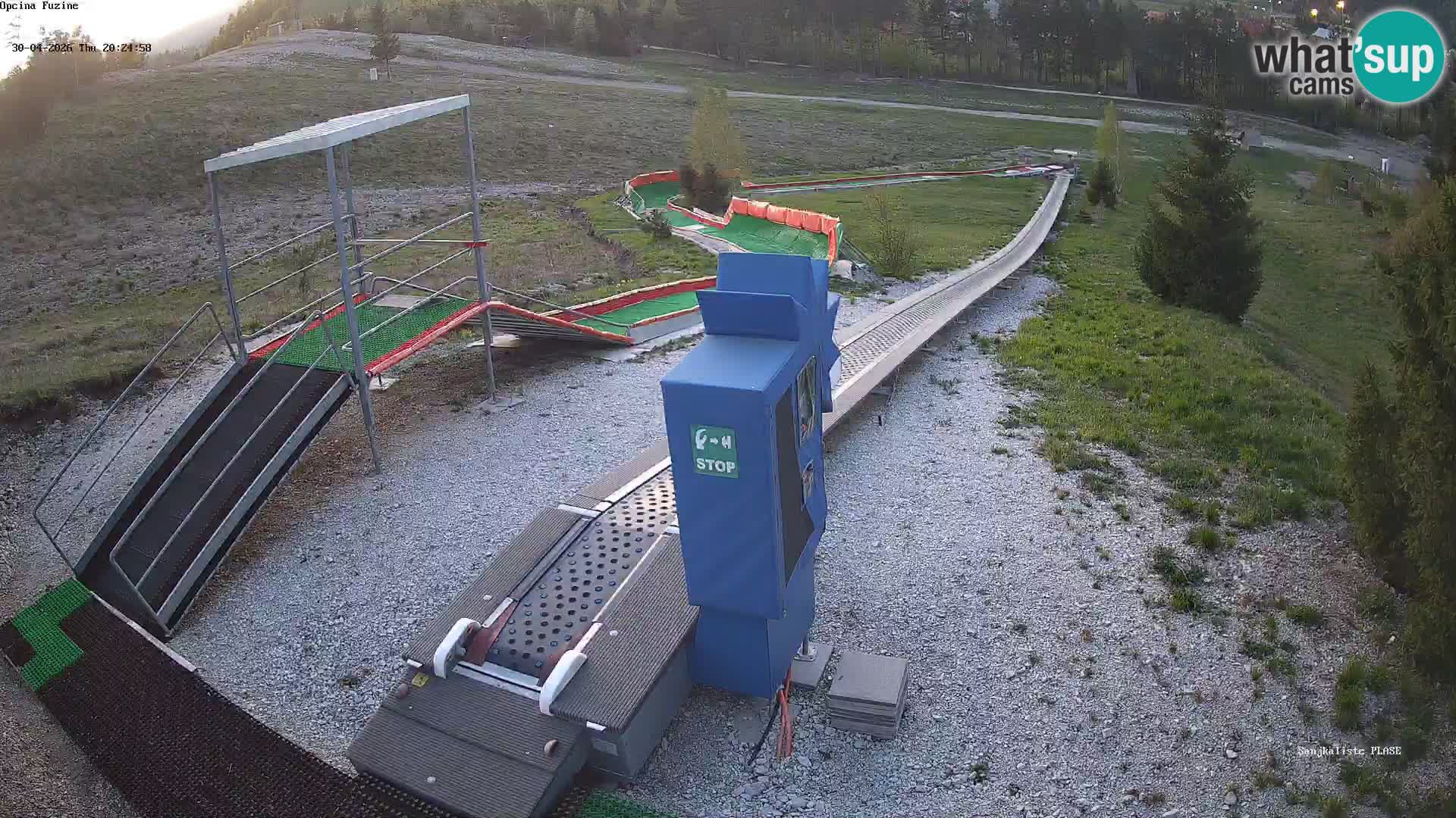 Spletna kamera v živo Sankališče Fužine – Hrvaška