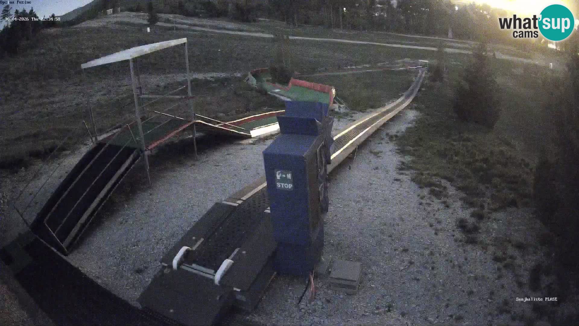 Spletna kamera v živo Sankališče Fužine – Hrvaška