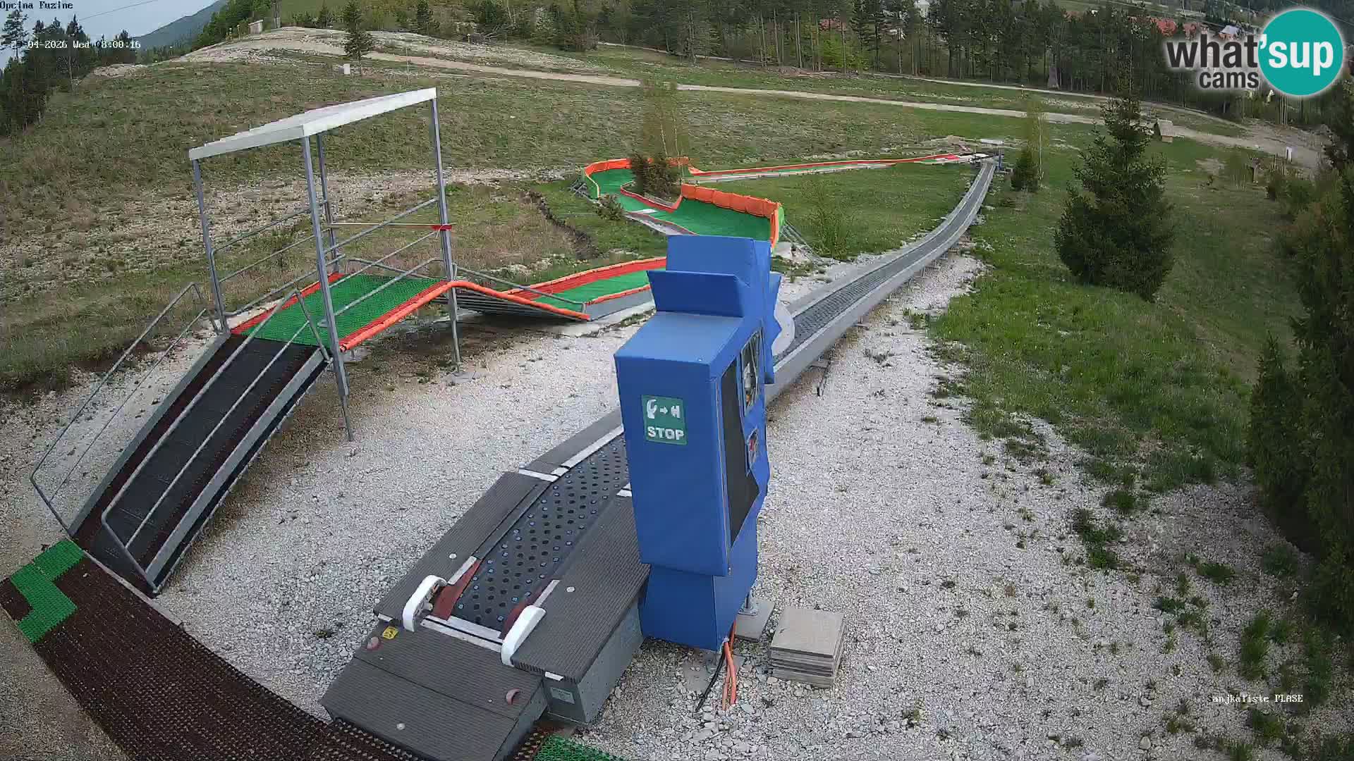 Webcam en direct Piste de luge de Fužine – Croatie