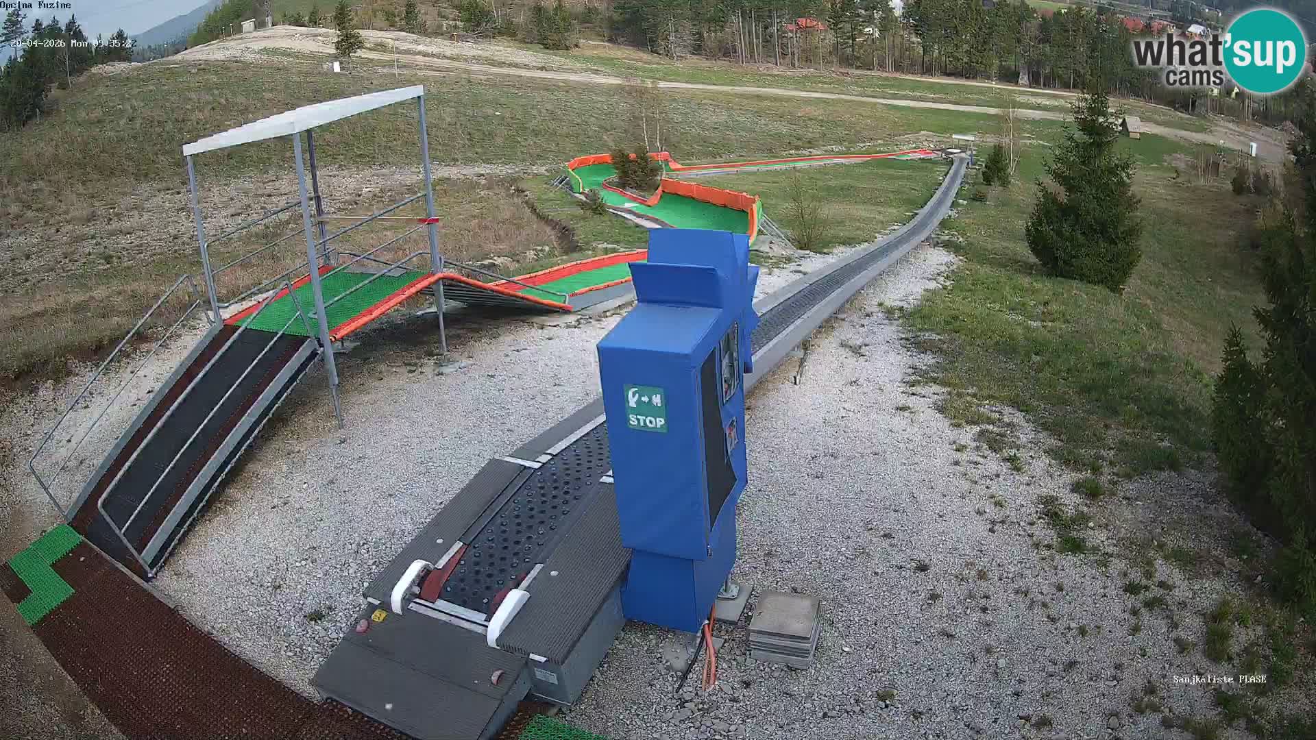 Webcam en direct Piste de luge de Fužine – Croatie