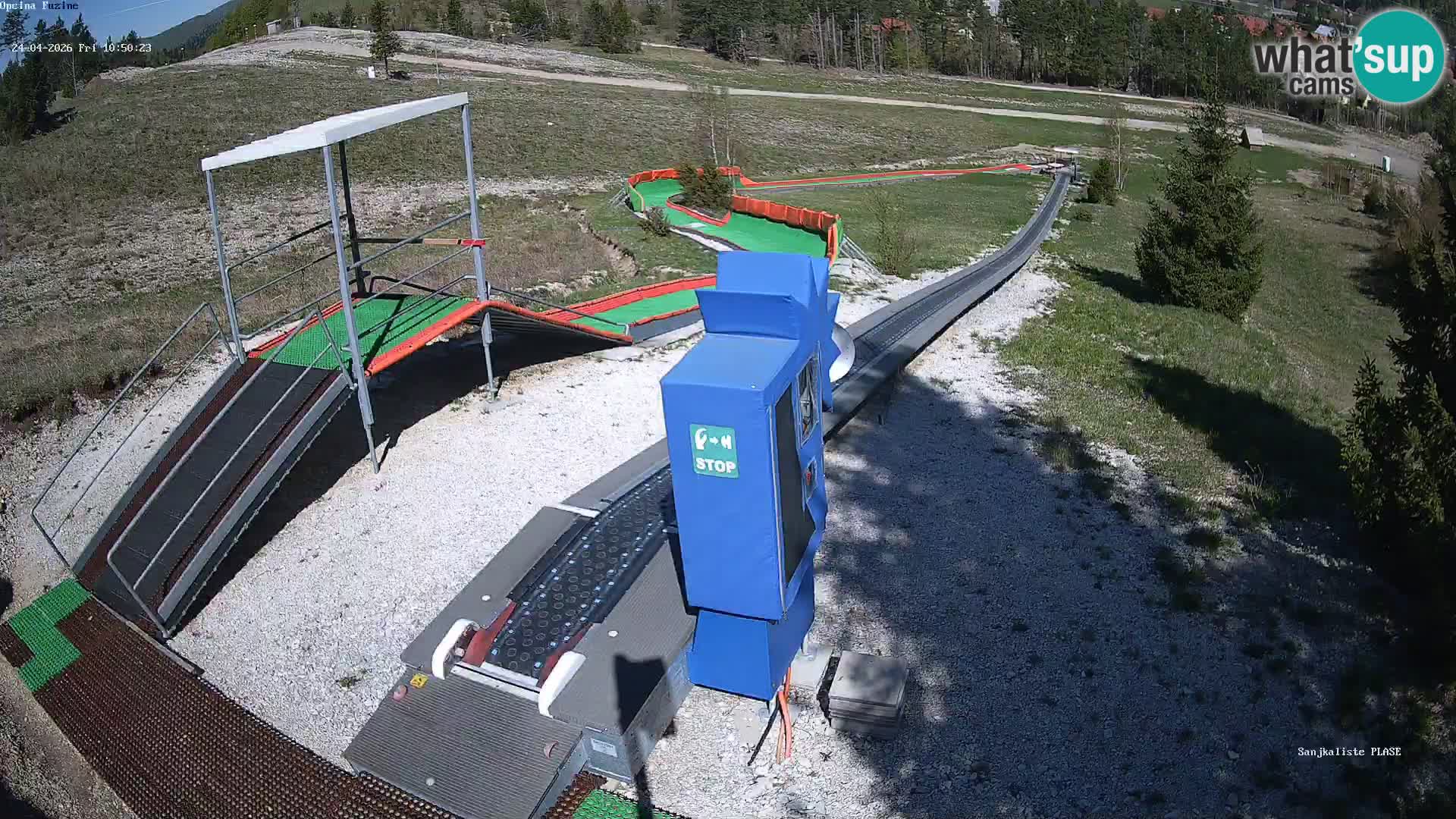 Spletna kamera v živo Sankališče Fužine – Hrvaška