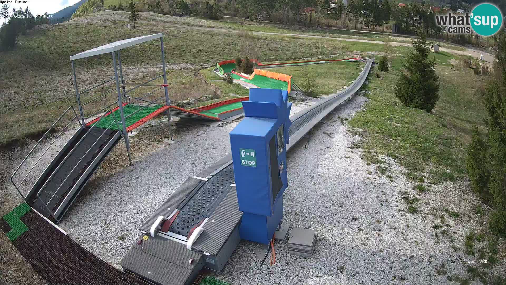 Webcam en direct Piste de luge de Fužine – Croatie