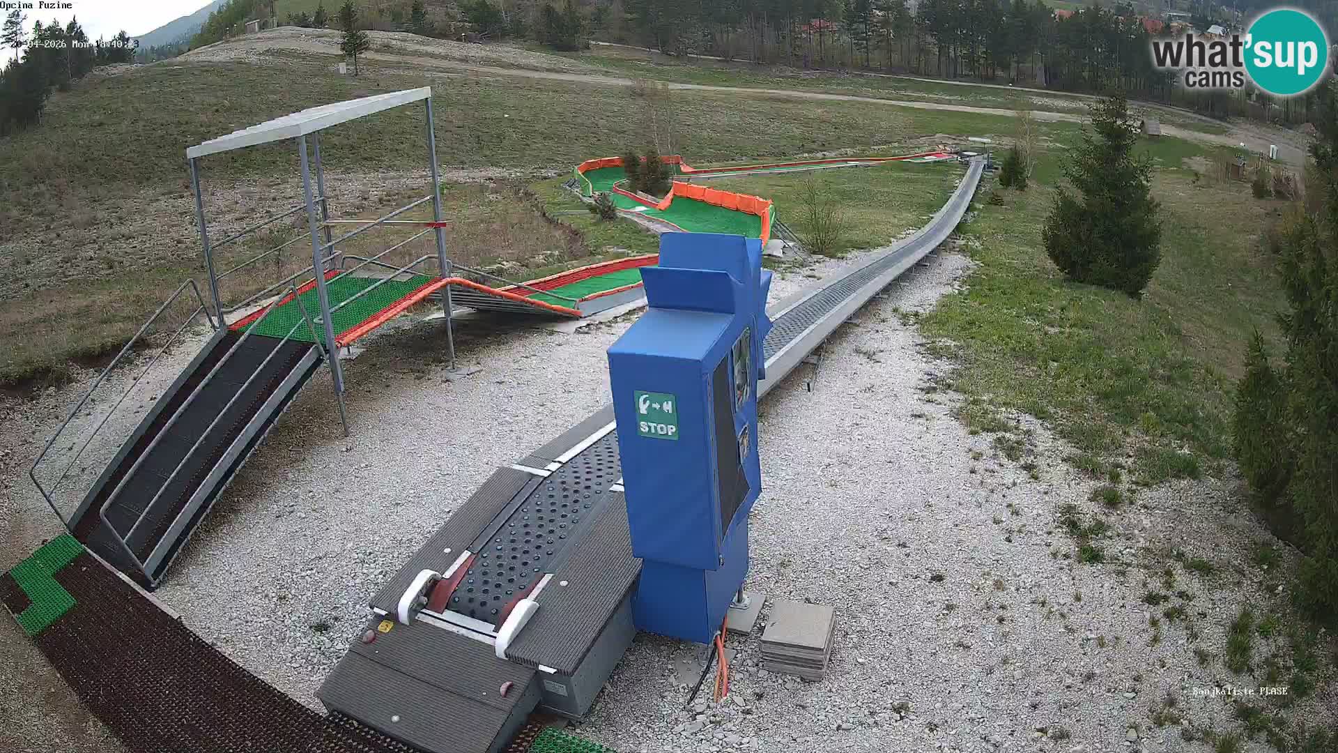 Webcam en direct Piste de luge de Fužine – Croatie