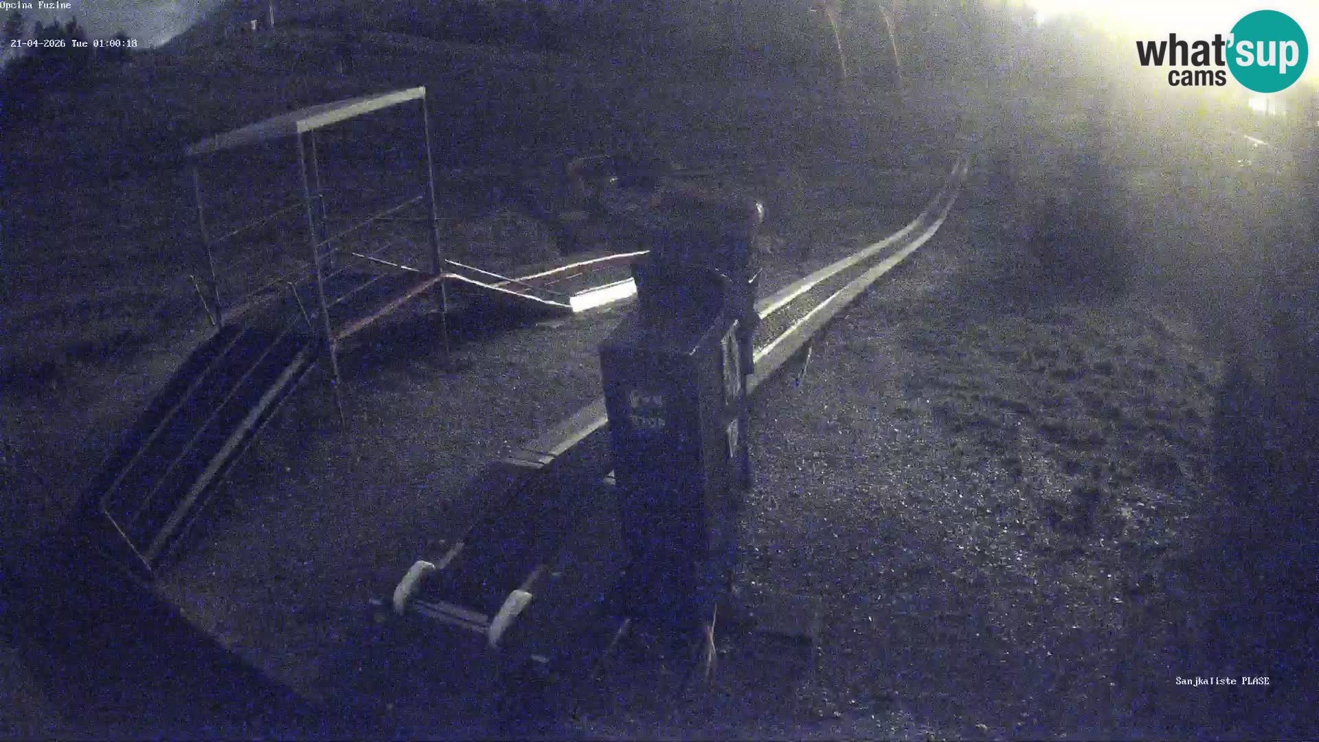 Live webcam Fužine toboggan run – Croatia