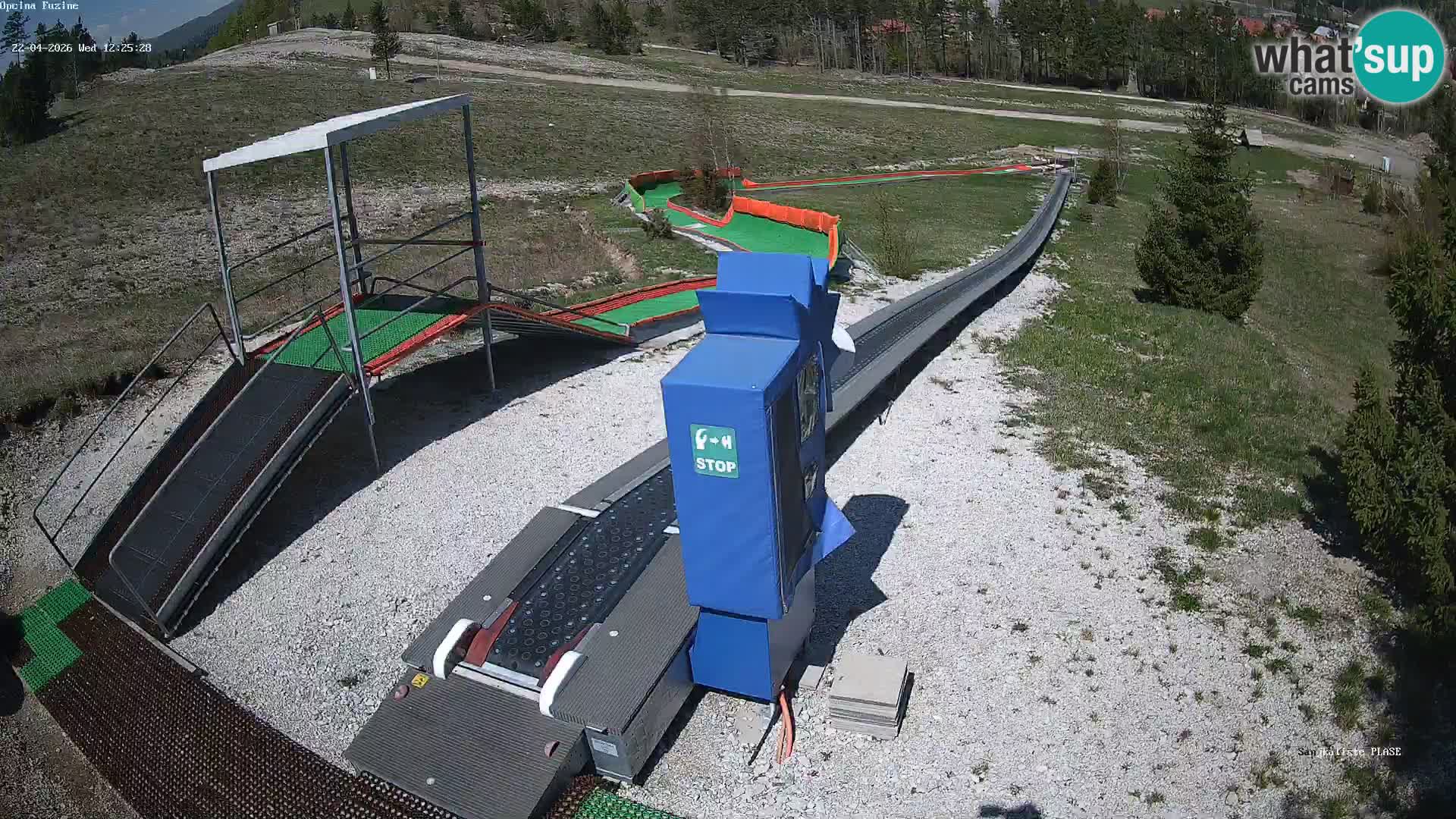 Spletna kamera v živo Sankališče Fužine – Hrvaška