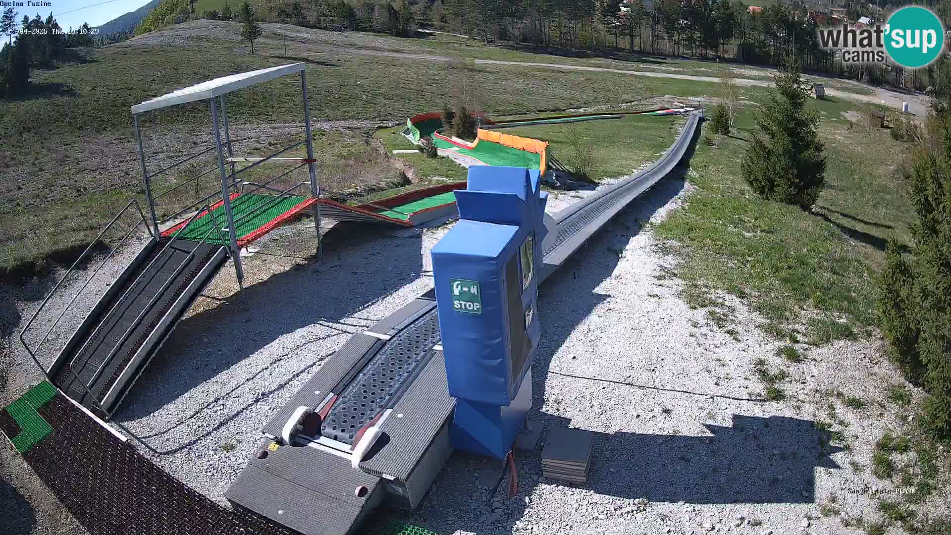 Live webcam Fužine toboggan run – Croatia