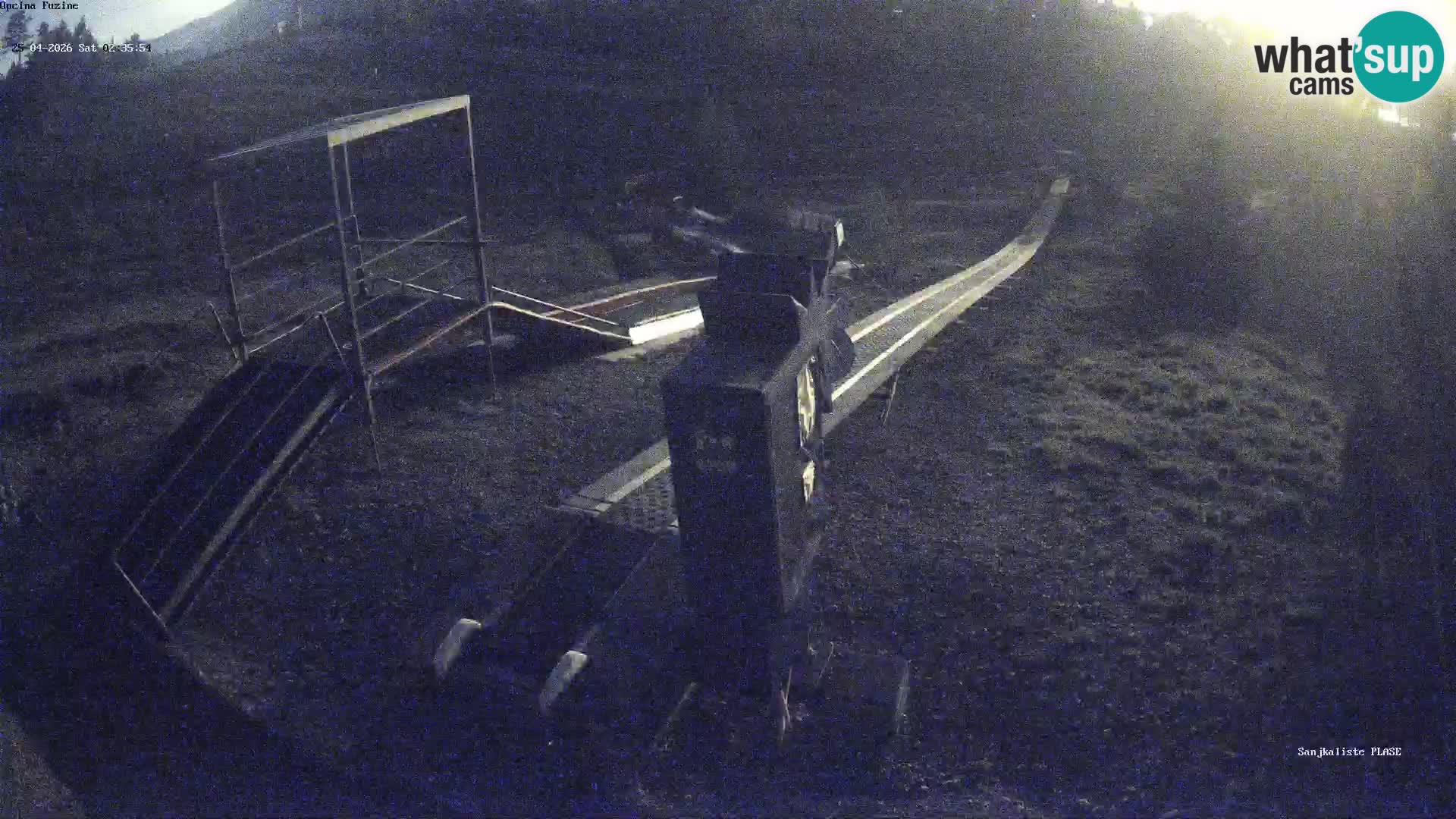 Webcam en direct Piste de luge de Fužine – Croatie