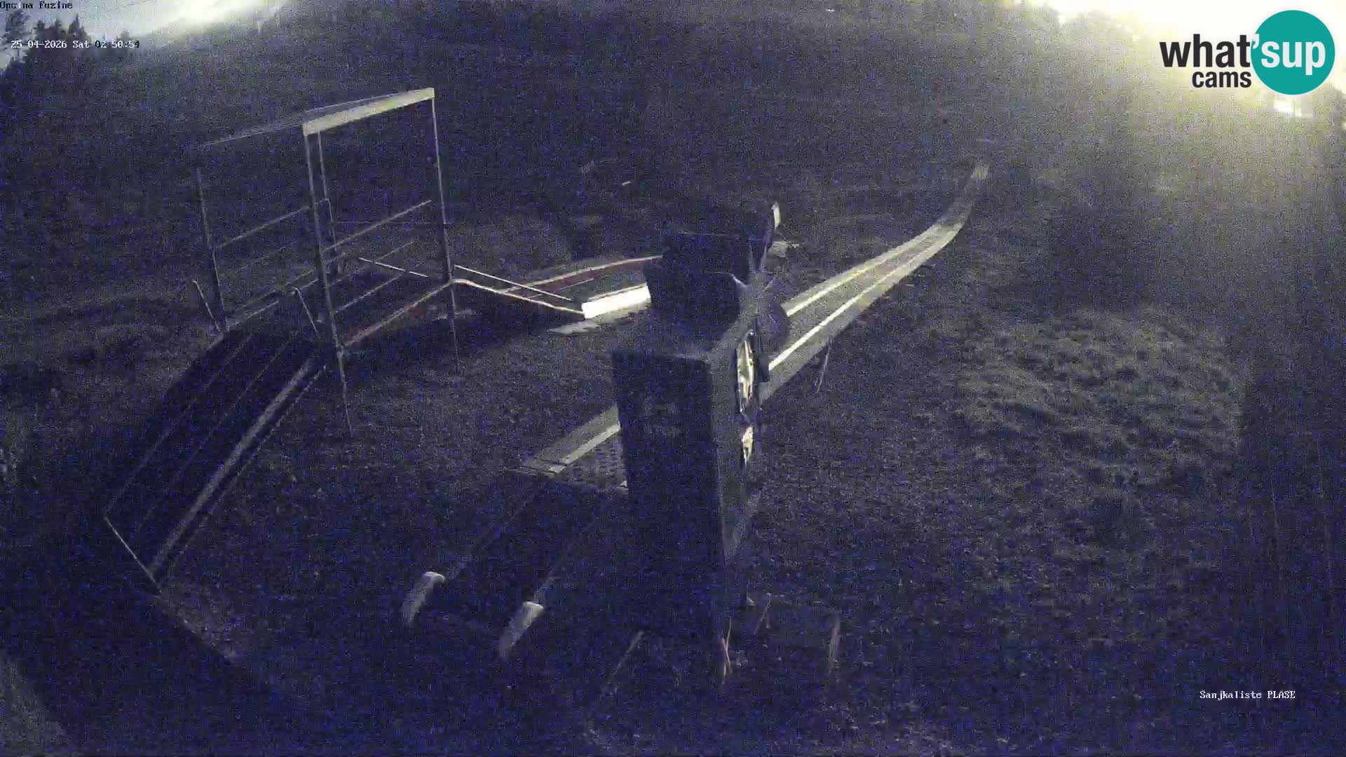 Live webcam Pista da slittino Fužine – Croazia