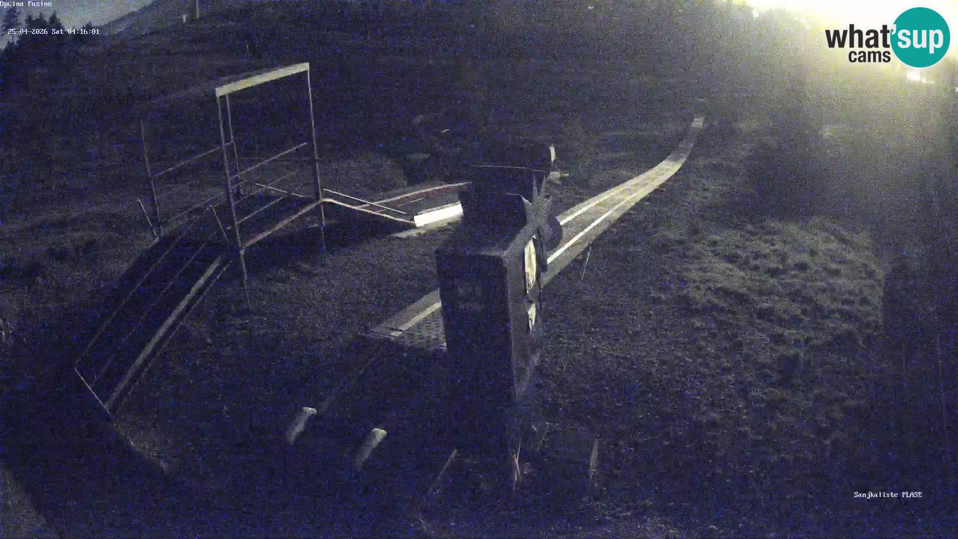 Live webcam Pista da slittino Fužine – Croazia