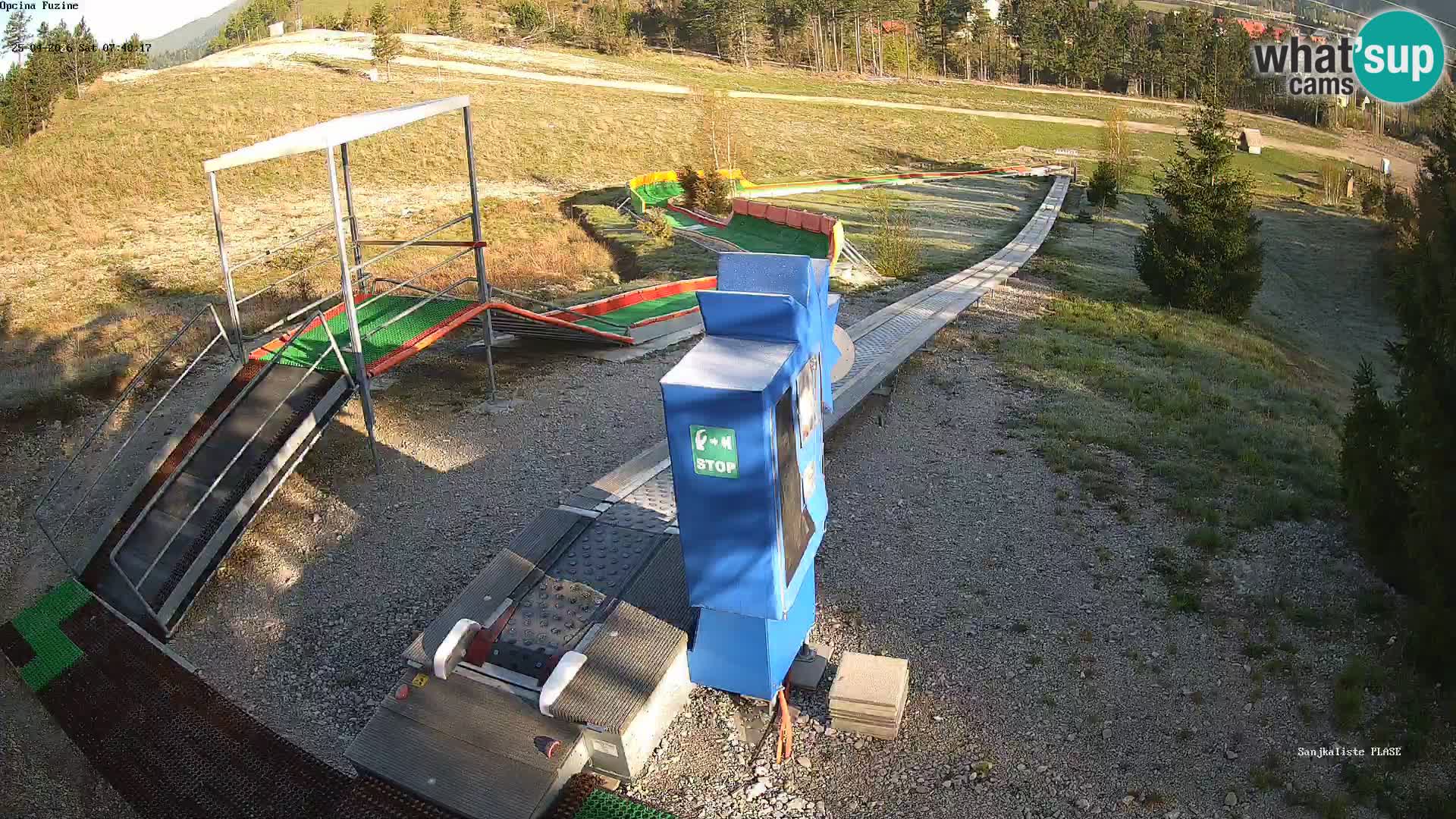 Webcam en direct Piste de luge de Fužine – Croatie